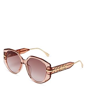 Fendi Fendigraphy Oval Sunglasses, 54mm- 4569384