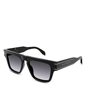 Alexander McQUEEN Kering Selvedge Lines Sunglasses, 53mm- 4565525