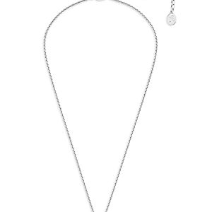 Swarovski Angelic Square Crystal Halo Pendant Necklace in Rhodium Plated, 15-17- 4613483