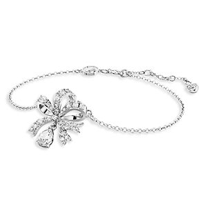 Swarovski Volta Crystal Bow Link Bracelet in Rhodium Plated- 4613464