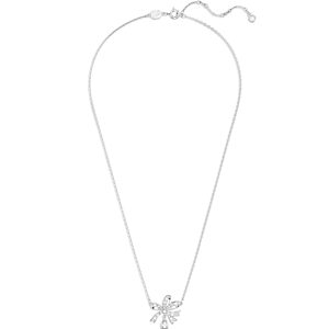 Swarovski Volta Crystal Bow Pendant Necklace in Rhodium Plated, 15-17- 4613465