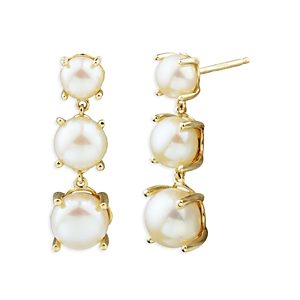 Bloomingdale's Cultured Freshwater Button Pearl Drop Earrings in 14K Yellow Gold- 100% Exclusive- 4634052