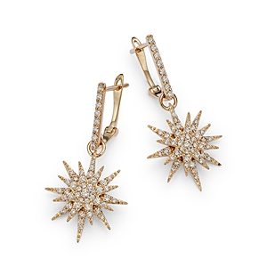 Bloomingdale's Diamond Starburst Drop Earrings in 14K Yellow Gold, 0.80 ct. t.w. - 100% Exclusive- 4630537