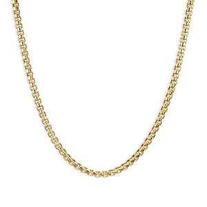 David Yurman Men's Box Chain Necklace in 18K Yellow Gold 24, 5mm- 4558417