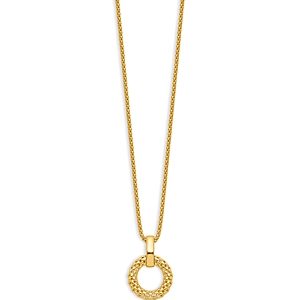 Bloomingdale's Circle Mesh Pendant Necklace in 14K Yellow Gold, 18 - 100% Exclusive- 4614256