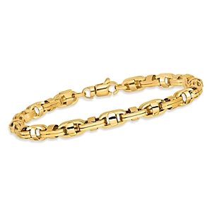 Bloomingdale's Men's Intricate Marine Link Statement Bracelet in 14K Yellow Gold - 100% Exclusive- 4614249