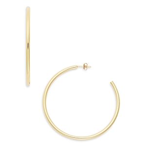 Argento Vivo Large Hoop Earrings in 18K Gold-Plated Sterling Silver- 4632132