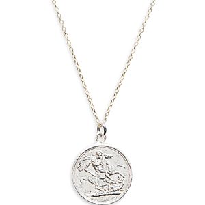 Argento Vivo Two Tone Medallion Pendant Necklace, 16- 4631226