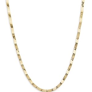 Argento Vivo Ridged Herringbone Chain Necklace in 18K Gold-Plated Sterling Silver, 16- 4631227