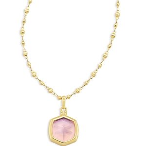 Kendra Scott Davie Intaglio Butterfly Pendant Necklace, 7-28- 4623908