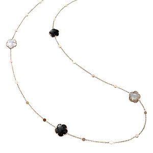 Pasquale Bruni 18K Rose Gold Bouquet Lunaire Multi Stone & Diamond Flower Sautoir Necklace, 40- 4383444