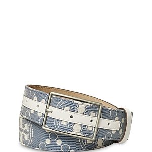 Tory Burch Denim Monogram Belt- 4630947
