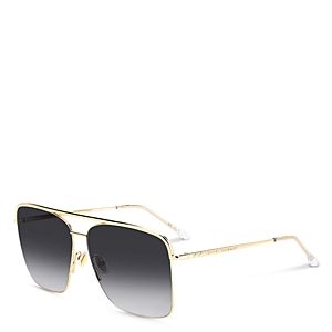 Isabel Marant Rectangular Aviator Sunglasses, 62mm- 4674895