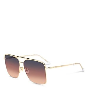 Isabel Marant Rectangular Aviator Sunglasses, 62mm- 4674895