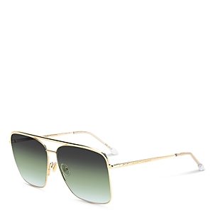 Isabel Marant Rectangular Aviator Sunglasses, 62mm- 4674895