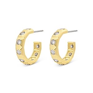 Luv Aj Mini Pyramid Hoop Earrings- 4682854