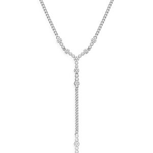 Luv Aj Hex Pave Disc Lariat Necklace, 14- 4682856