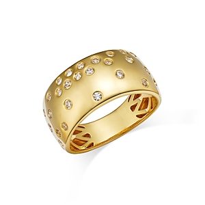 Bloomingdale's Diamond Bezel Cluster Band in 14K Yellow Gold, 0.33 ct. t.w. - 100% Exclusive- 4681030