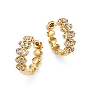 Bloomingdale's Diamond Hoop Earrings in 14K Yellow Gold, 0.33 ct. t.w. - 100% Exclusive- 4681038