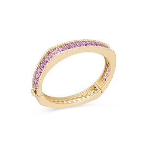 Miseno Jewerly 18K Gold Diamond & Pink Sapphire Procida Bangle Bracelet- 4607666