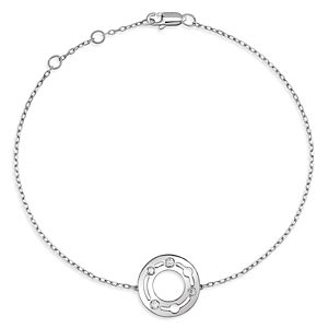 Dinh Van 18K White Gold Pulse Diamond Chain Bracelet- 4682885