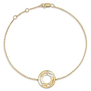 Dinh Van 18K Yellow Gold Pulse Diamond Chain Bracelet- 4682884