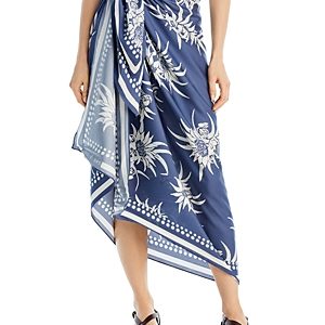 rag & bone Maya Floral Print Sarong Swim Cover-Up- 4617966