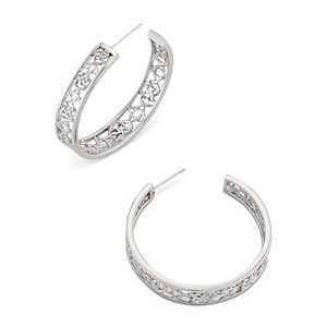 Kendra Scott Kelly Filigree Hoop Earrings- 4623901