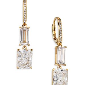 Nadri Invitation Only Cubic Zirconia Double Drop Earrings- 4686652