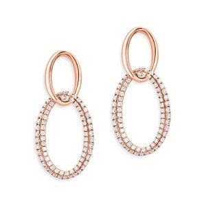 Bloomingdale's Diamond Oval Link Drop Earrings in 14K Rose Gold, 0.75 ct.t.w - 100% Exclusive- 4670827
