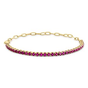 Bloomingdale's Ruby Bracelet in 14K Yellow Gold - 100% Exclusive- 4670797