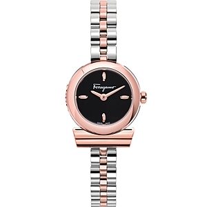 Ferragamo Gancino Two Tone Stainless Steel Watch, 22.5mm- 4690437