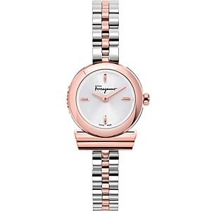 Ferragamo Gancino Two Tone Stainless Steel Watch, 22.5mm- 4690437