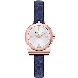 Ferragamo Gancino Rose Gold Ion Plated Stainless Steel Strap Watch, 22.5mm- 4690435