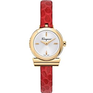 Ferragamo Gancino Gold Ion Plated Stainless Steel Strap Watch, 22.5mm- 4690434