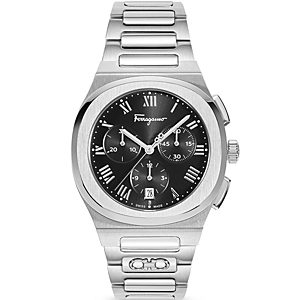 Ferragamo Elliptical Stainless Steel Chronograph Watch, 38mm- 4690457