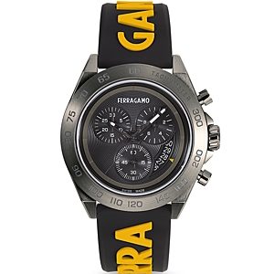 Ferragamo Urban Ion-Plated Stainless Steel Chronograph Watch, 43mm- 4690418