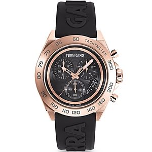 Ferragamo Urban Ion-Plated Stainless Steel Chronograph Watch, 43mm- 4690418