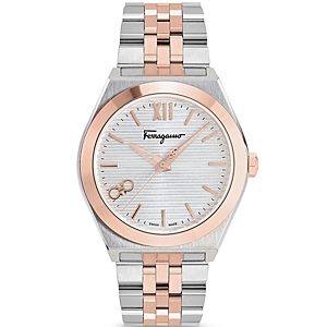 Ferragamo Vega New Two Tone Stainless Steel Watch, 40mm- 4690428