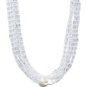 Timeless Pearly Cultured Freshwater Pearl Pendant Beaded Necklace, 15- 4698166