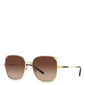 Tory Burch Polarized Square Sunglasses, 55mm- 4691723