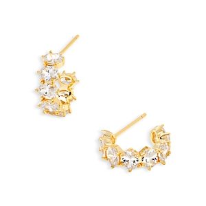 Kendra Scott Cailin Cubic Zirconia Huggie Hoop Earrings- 4683551