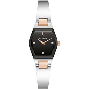 Bulova Gemini Bangle Watch, 33mm x 22.5mm- 4698340