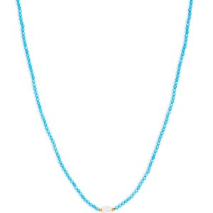 Argento Vivo Cultured Freshwater Pearl & Gemstone Beaded in 18K Gold Plated Sterling Silver, 16-18- 4694454