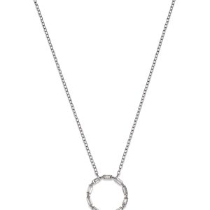 Bloomingdale's Diamond Circle Pendant Necklace 14K White Gold, 0.30 ct.t.w. - 100% Exclusive- 4704834