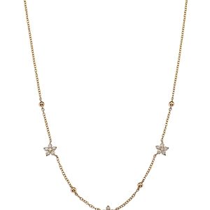 Bloomingdale's Diamond Starflower Station Necklace 14K Yellow Gold, 0.55 ct. t.w. - 100% Exclusive- 4704828