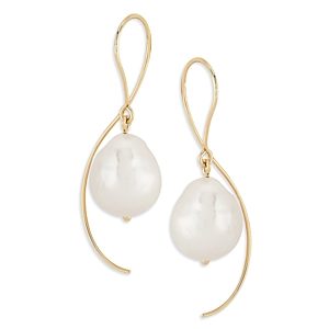 Bloomingdale's 14K Yellow Gold Cultured Freshwater Baroque Pearl Drop Earrings - 100% Exclusive- 4695966