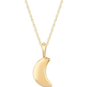 Moon & Meadow 14K Yellow Gold Moon Pendant Necklace, 18 - 100% Exclusive- 4695976