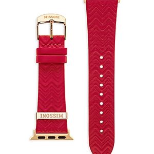 Missoni Apple Watch Zigzag Leather Strap, 38-41mm- 4722000