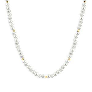 Rachel Reid 14K Yellow Gold Cultured Freshwater Pearl Collar Necklace, 16- 4702797